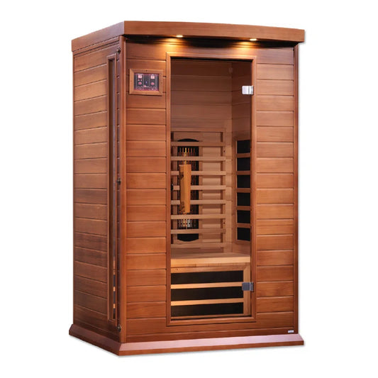 Infrared Maxxus 2 - Person Bluetooth Compatible FAR Infrared Sauna in Cedar