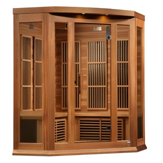 3 - Person Bluetooth Compatible FAR Infrared Sauna in Cedar